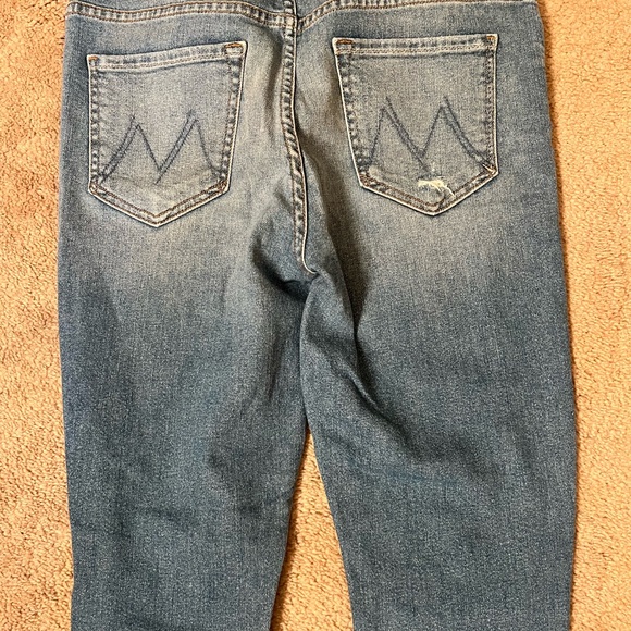 MOTHER High Waisted Looker Ankle Fray Jeans 28 - Picture 7 of 10